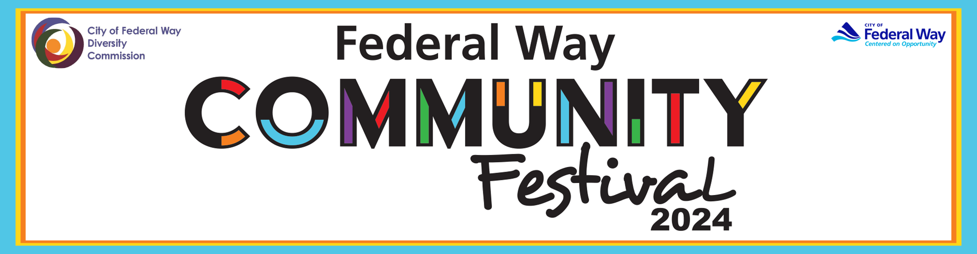 Federal Way Community Festival 2024 Logo