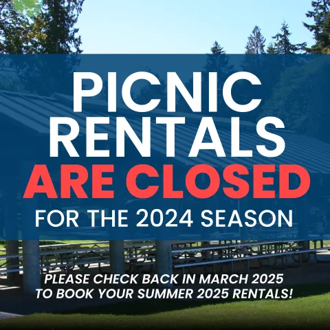 Picnic Rentals CLOSED for 2024